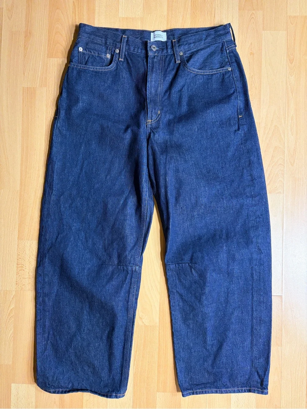 Citizens Of Humanity Miro Barrel Leg Jean in Amherst Dark Wash 30